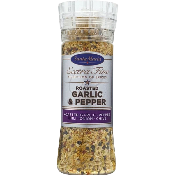 Roasted garlic & pepper kvern 265g