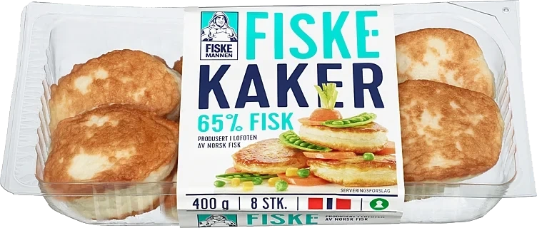 Fiskekaker 400g Fiskemannen