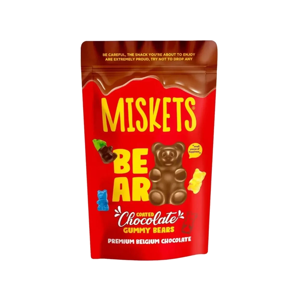 Miskets Milk Chocolate Coated Jelly Bear 120g