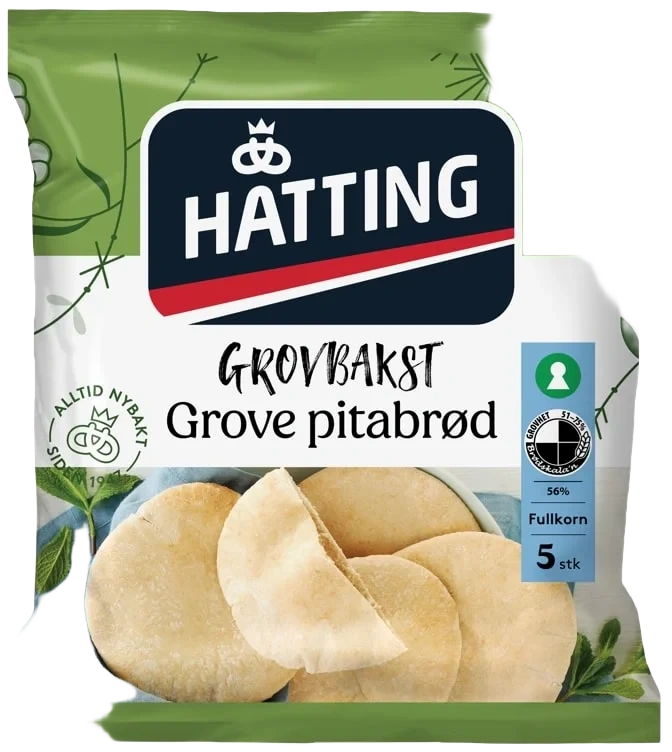 Pitabrød Grove 400g Hatting