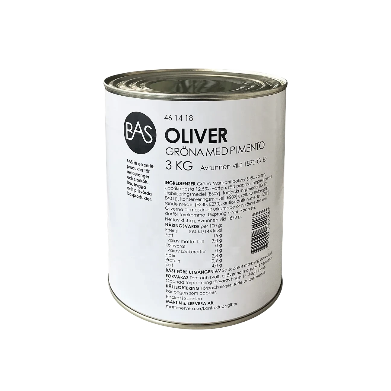 Oliver gröna m pimiento