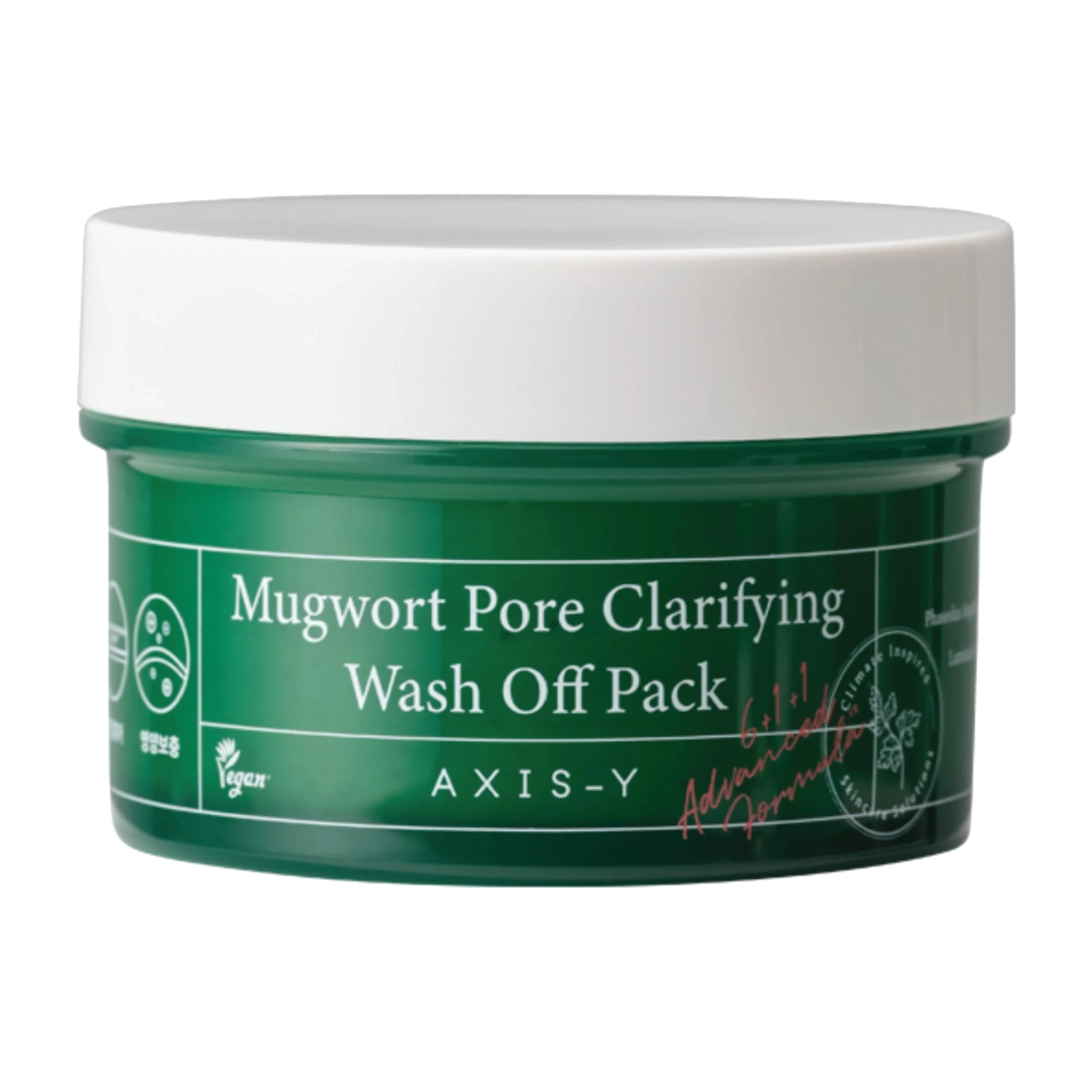 Axis-Y Mugwort Pore Clarifying Wash Off Pack, 100 ml