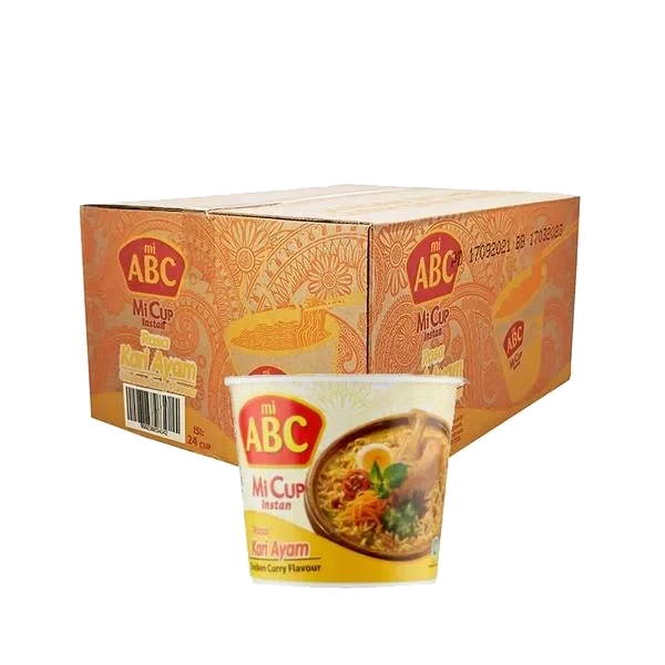 Nudler i kopp - Curry Chicken (Kartong 24stk)