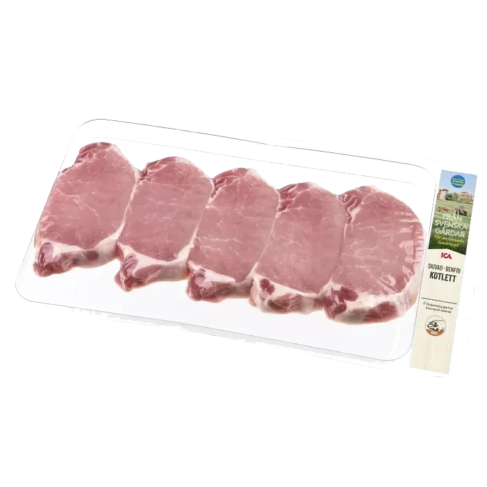 Kotlett Färsk Skivad Benfri ca 600g ICA