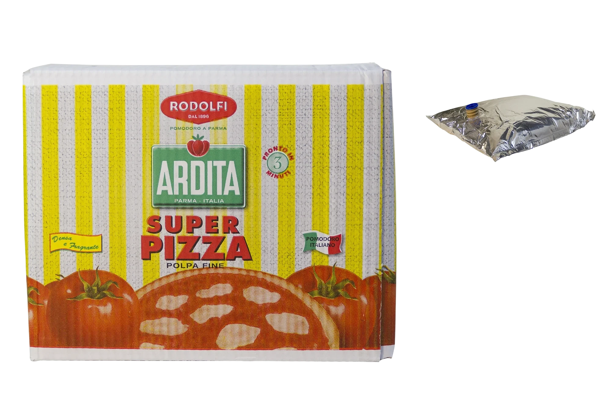 Pizzasås, finkrossade tomater