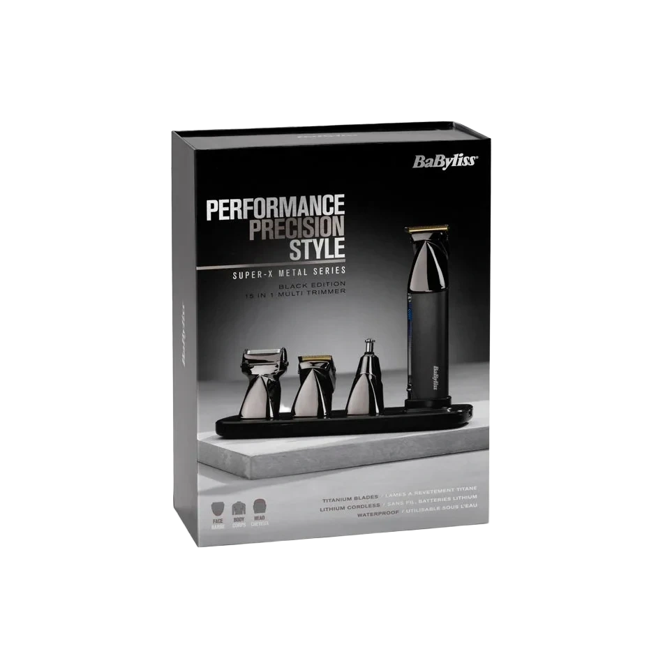 BaByliss Super X Metal - 15 in 1 Multi-Trimmer