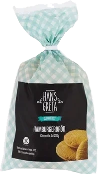 GF Hamburgerbröd 4-p