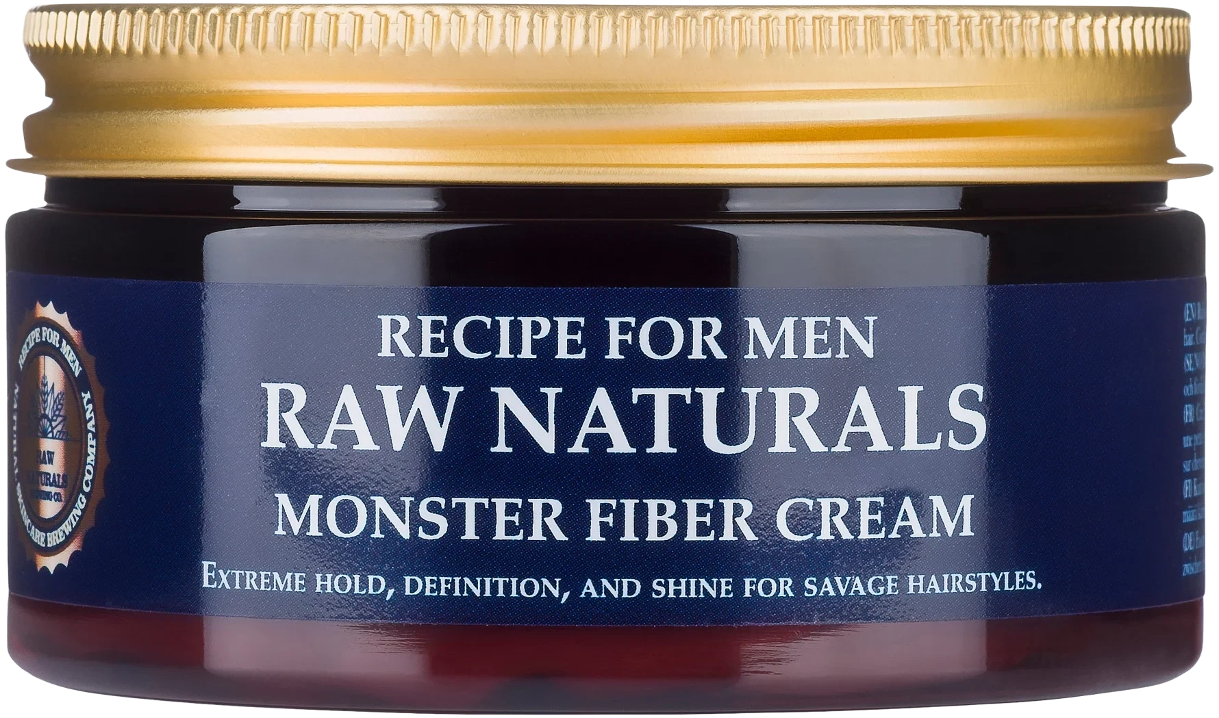 Raw Naturals Monster Fiber Cream Styling Wax 100 ml