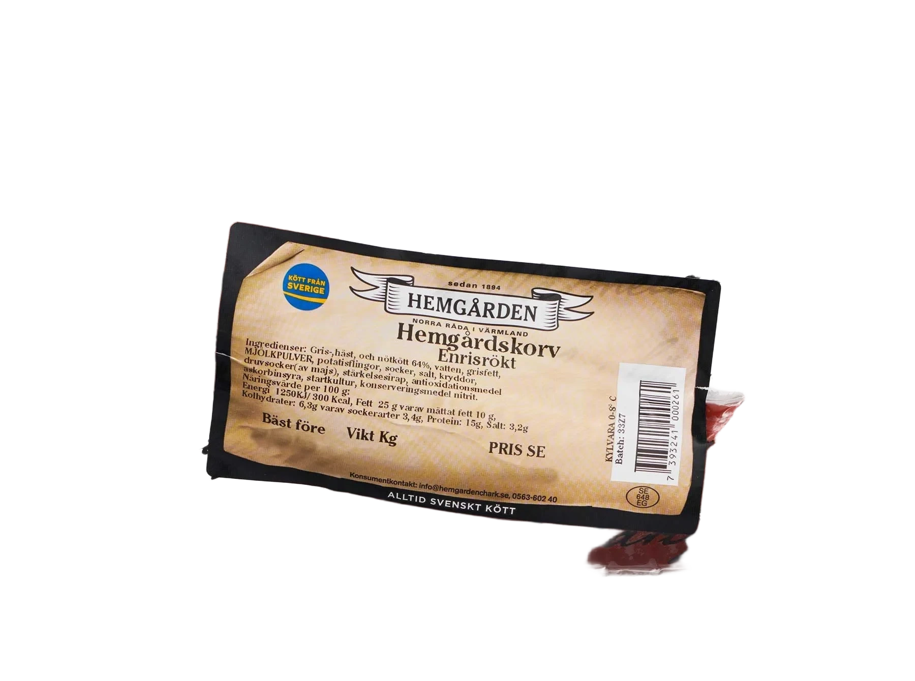 Hemgårdskorv 350 g