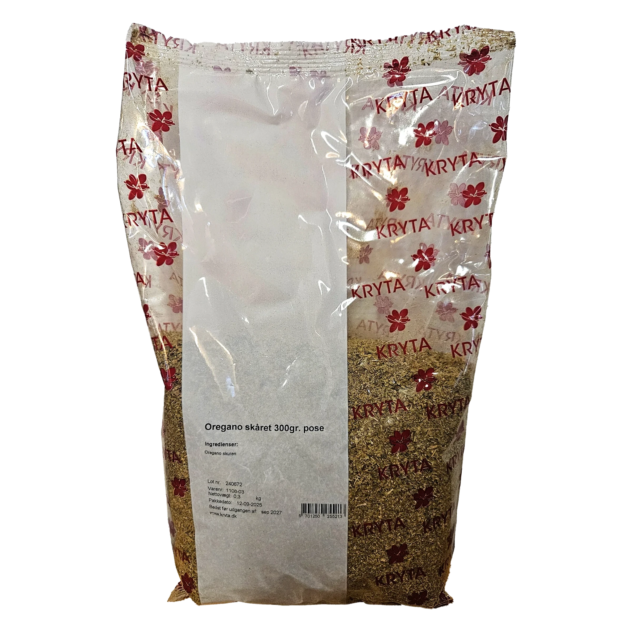 Oregano skuren blad 300gr. påse