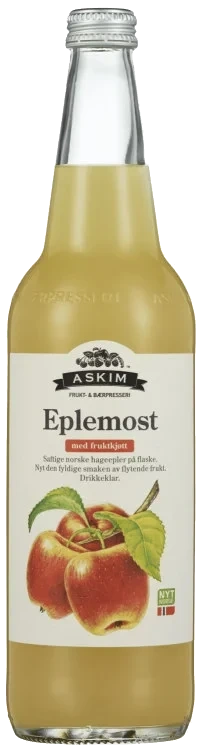 Eplemost med Fruktkjøtt Fl 0,7l Askim Frukt – og Bærpresseri