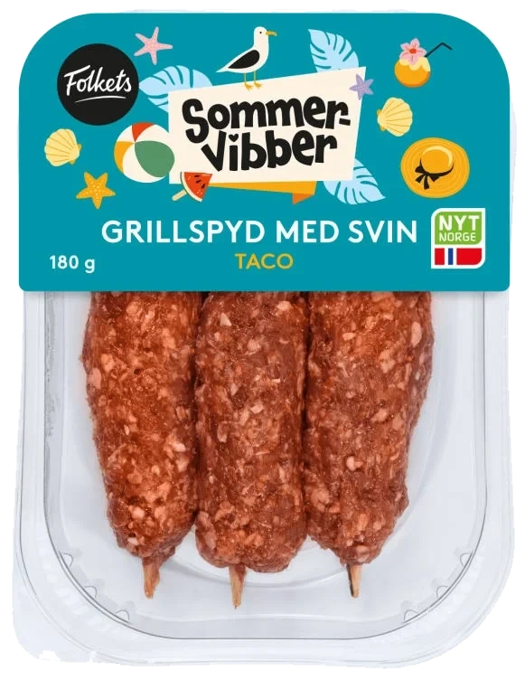 Grillspyd Taco 180g Folkets