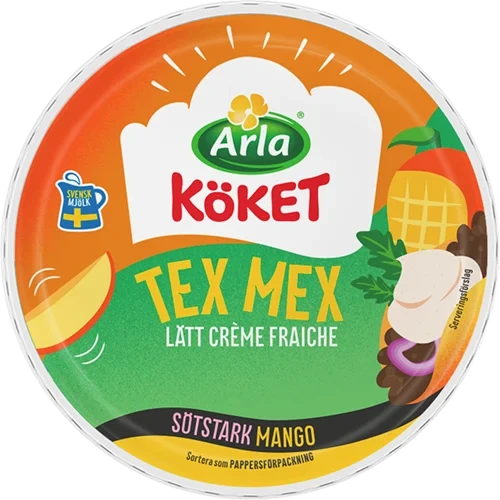 Lätt crème fraiche sötstark mango 11%
