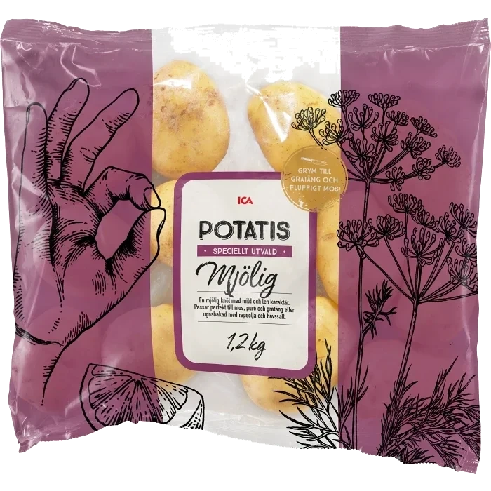 Potatis Mjölig 1.2kg Klass 1 ICA