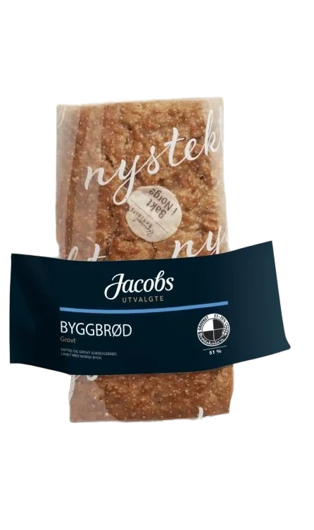 Grovt Byggbrød 675g Jacobs Utvalgte