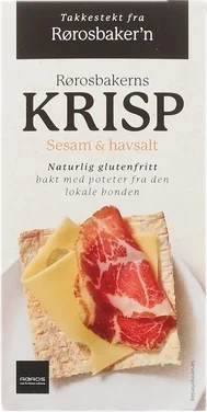 Krisp Sesam og Havsalt Gl.fri120g