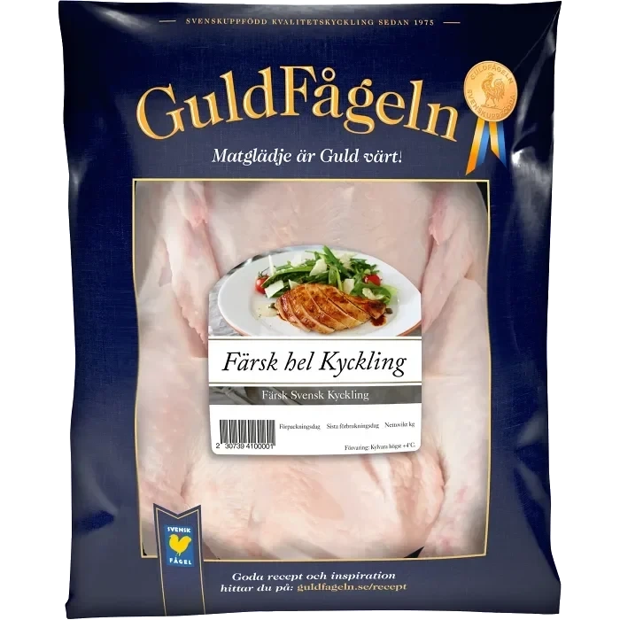 Kyckling Färsk Hel ca 1,2kg Guldfågeln