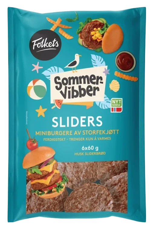 Sliders Stekte 360g Sommervibber