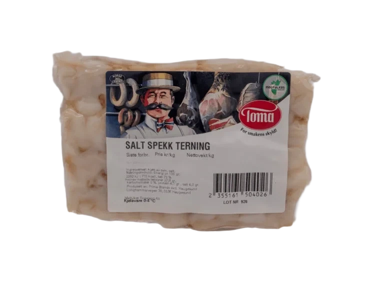Spekk i Terninger Ca250g Toma Mat