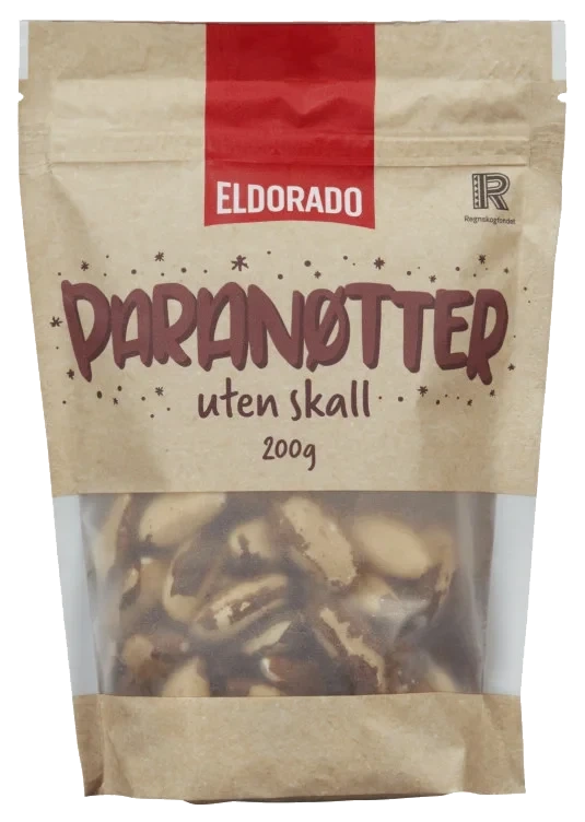 Paranøtter u/Skall 200g Eldorado