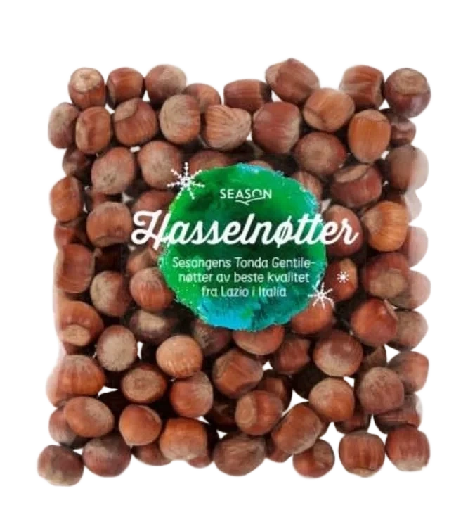 Hasselnøtter m/Skall 400g Season