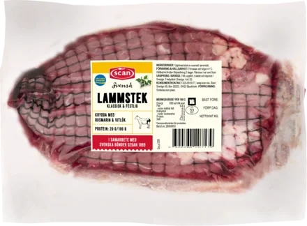 Lammstek benfri