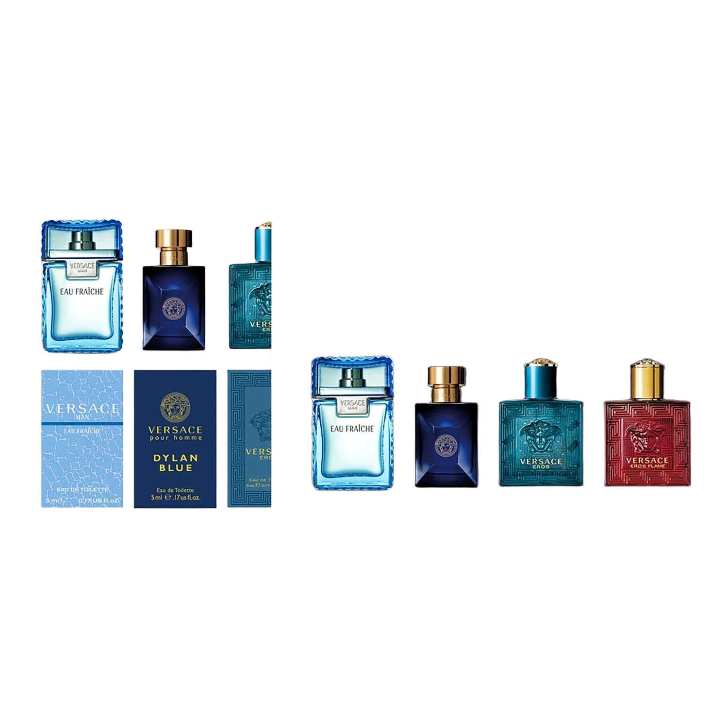 Versace 4 x Minature Men