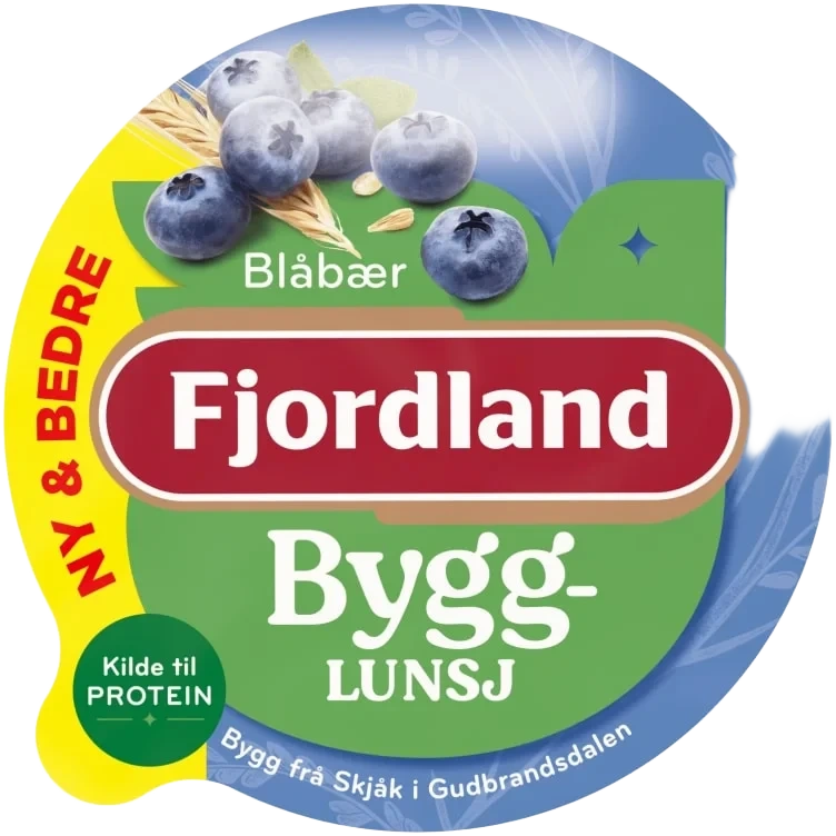 Bygglunsj Blåbær 150g Fjordland