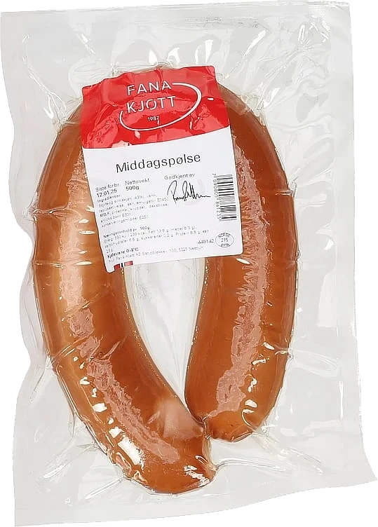 Middagspølse 500g