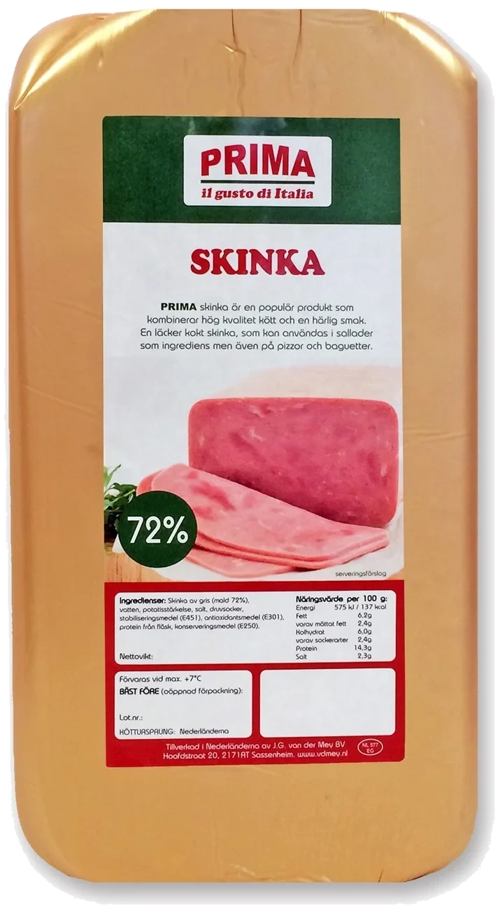 Skinka kokt guld
