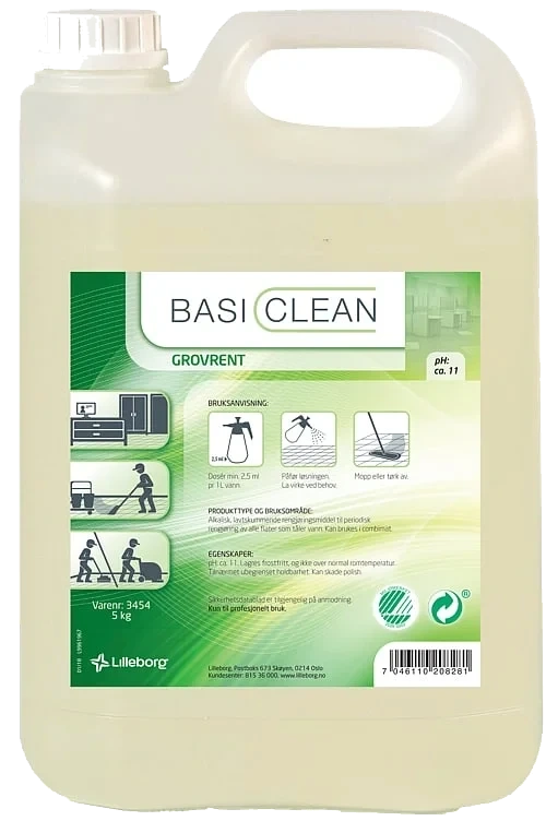 Grovrengjøring basiclean 5kg