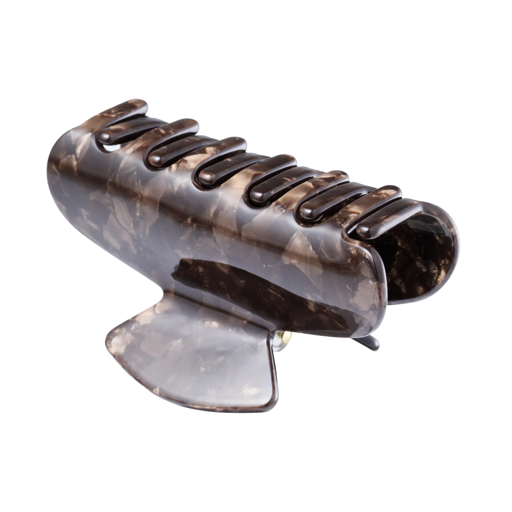 KICKS Beauty Hair Claw Clip Brown Brown