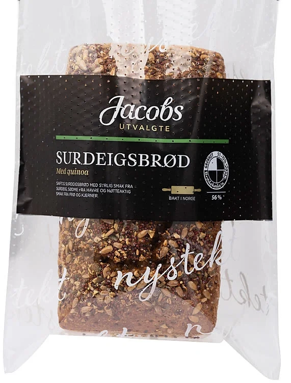 Surdeigsbrød m/Quinoa Halvstekt Jacobs