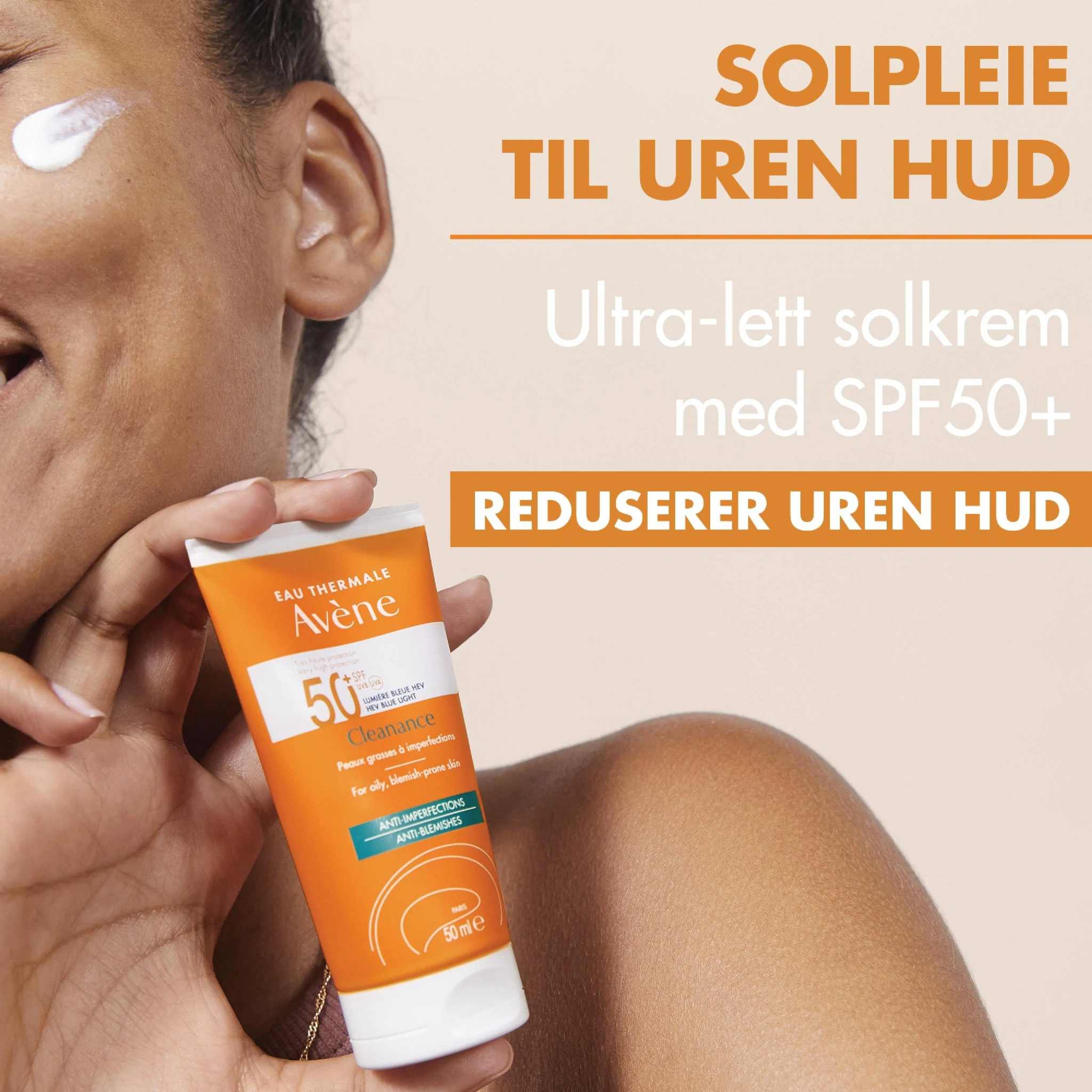 Avène Sun Cleanance SPF50+, 50 ml