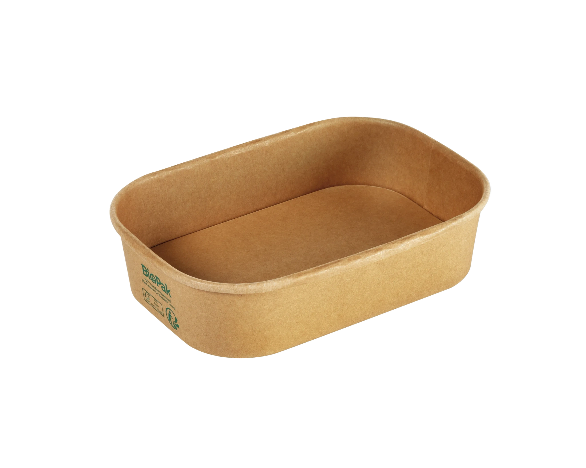 Box brick medium pap/pla brun 500ml  50stk