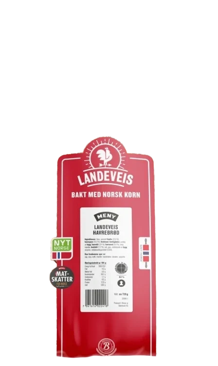 Havrebrød 720g Landeveis