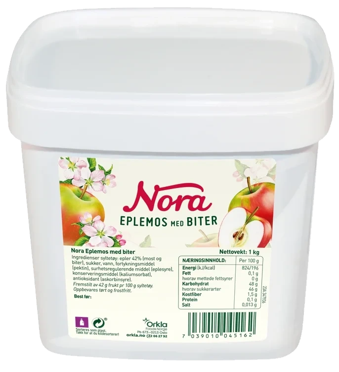 Eplemos med biter   1kg