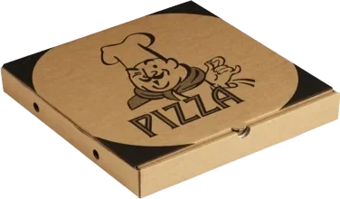 Pizzaeske 32x32 Brun 50stk