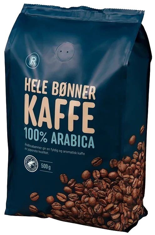 Kaffe hele bønner   500g