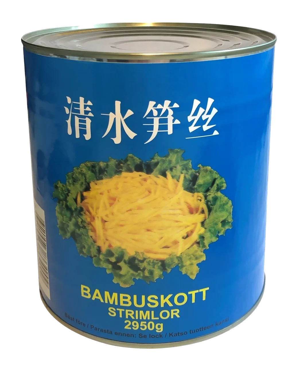 Bambuskott strimlade