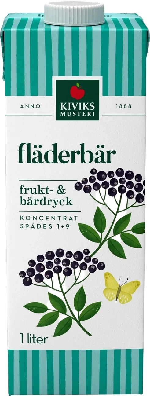 Fläderbärsdryck Koncentrat 1+9
