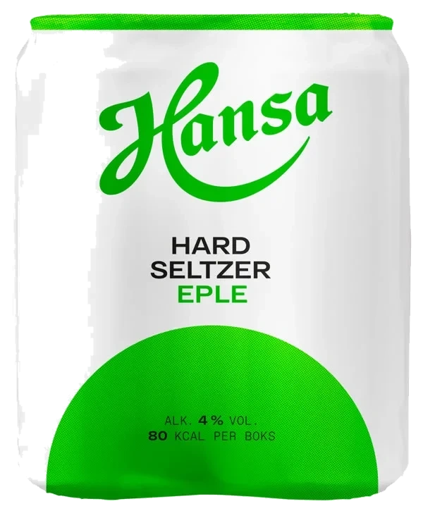 Hansa Hard Seltzer Eple 0,33lx4 boks