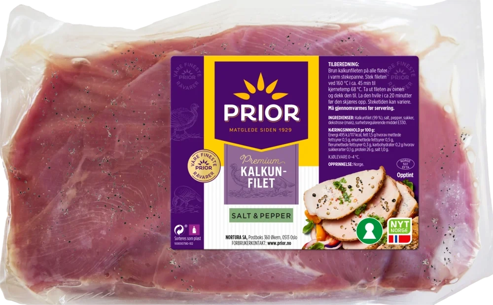 Kalkunfilet Salt&Pepper 900g