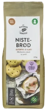 DET GLUTENFRIE VERKSTED AS Nistebrød Miks