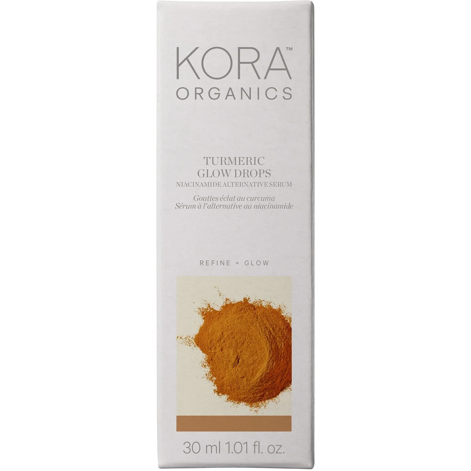 KORA Organics Turmeric Glow Drops Niacinamide Alternative Serum