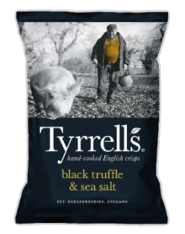 Tyrrells Chips Black Truffle&Sea Salt 150g