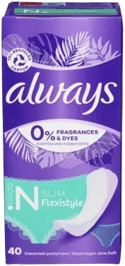 Trosskydd Discreet Flexistyle Pantyliner