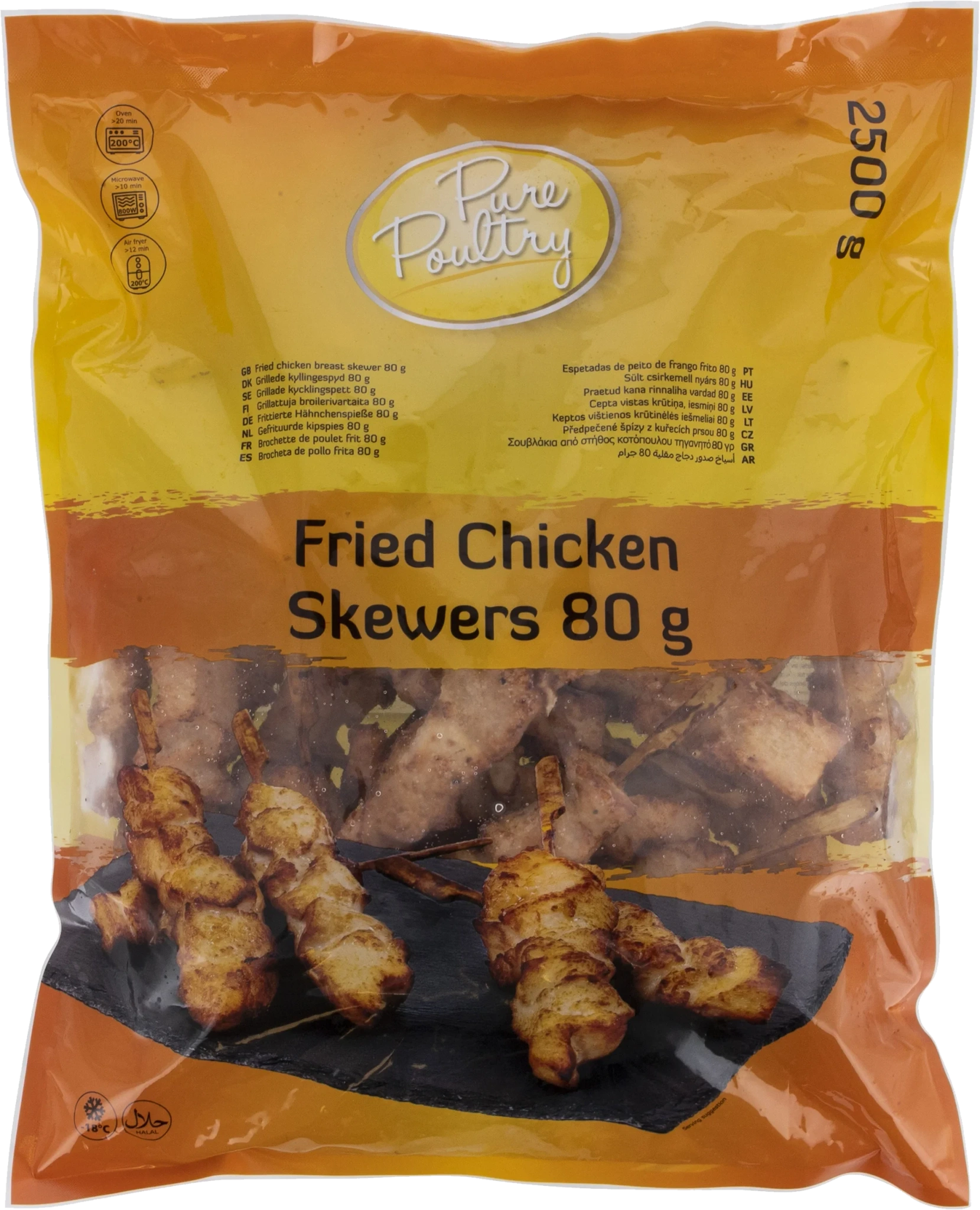 Grillade kycklingspett