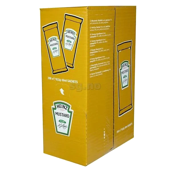 Heinz sennep kuvert   200x11g
