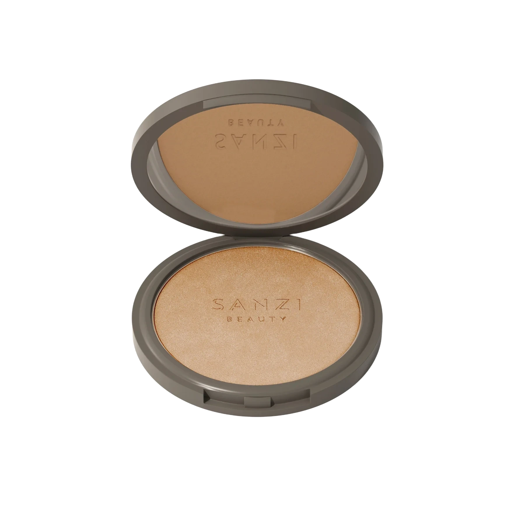 Sanzi Beauty Baked Powder Medium Deep Caramel Warm